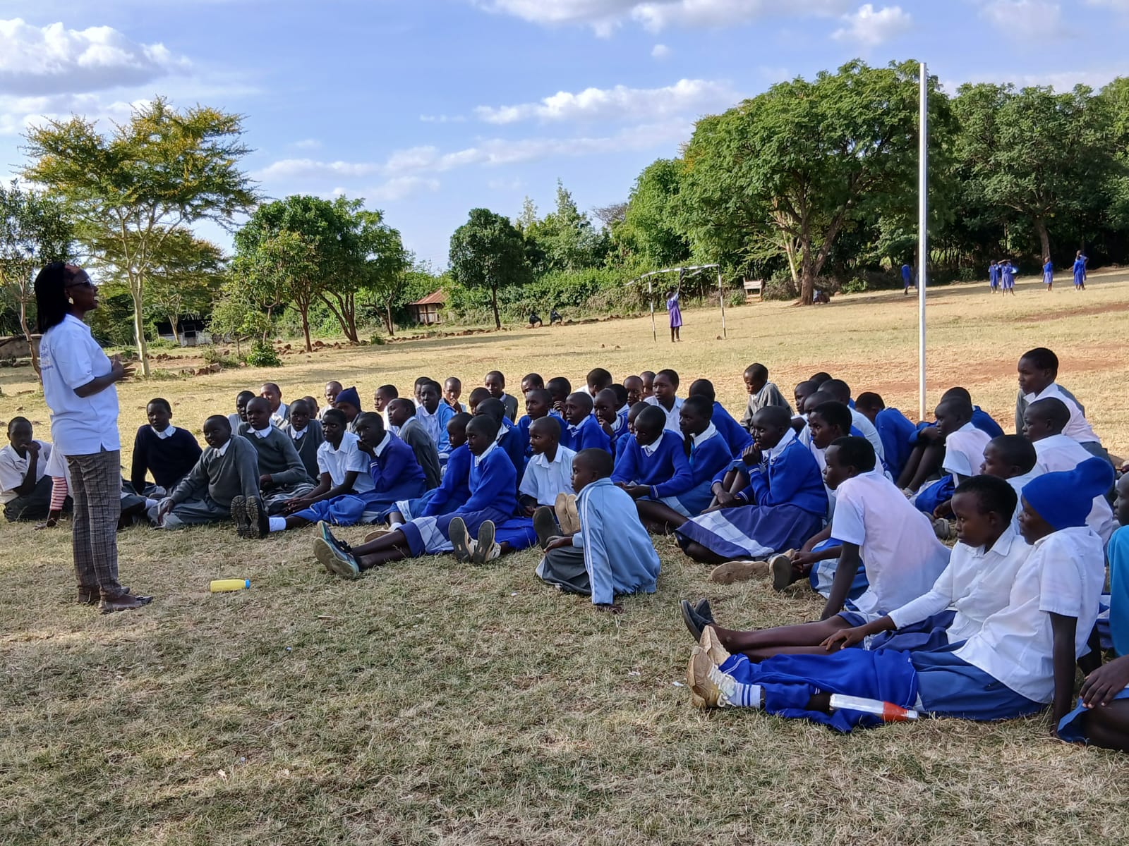 Community support at Kiptoim medical camp
