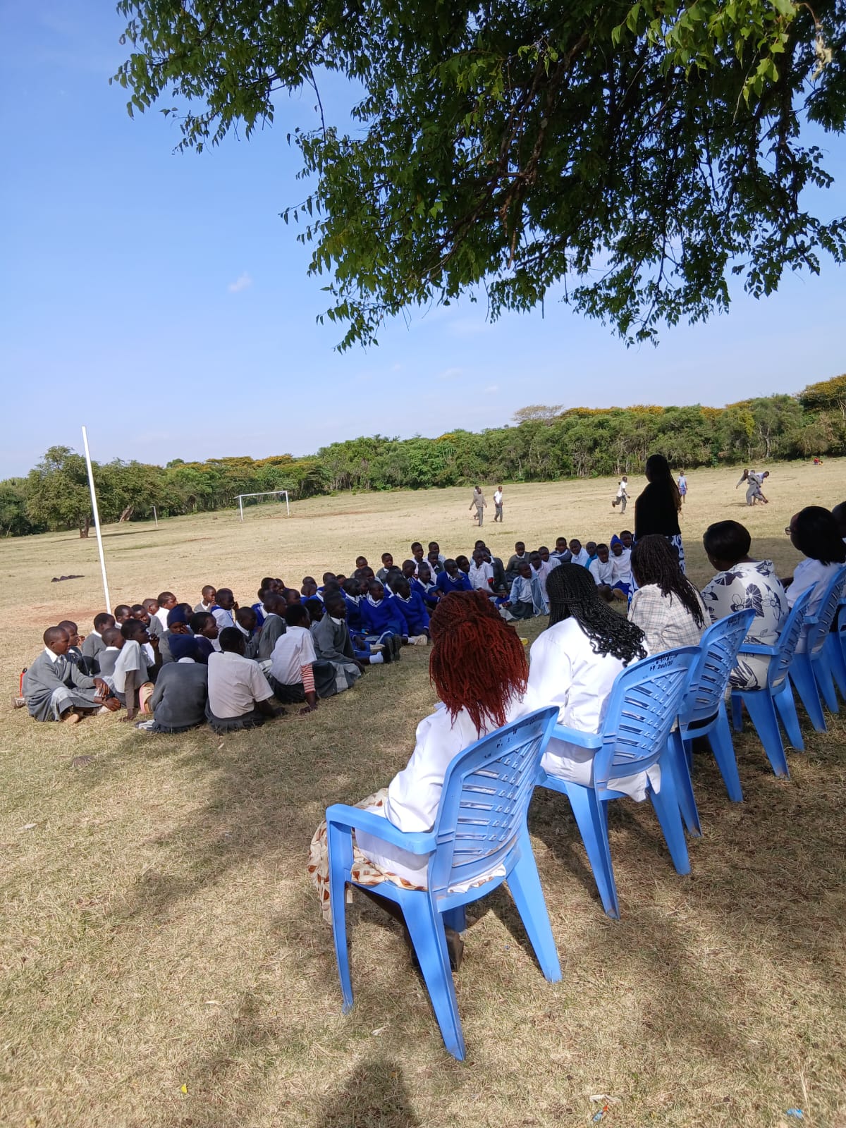 Community support at Kiptoim medical camp