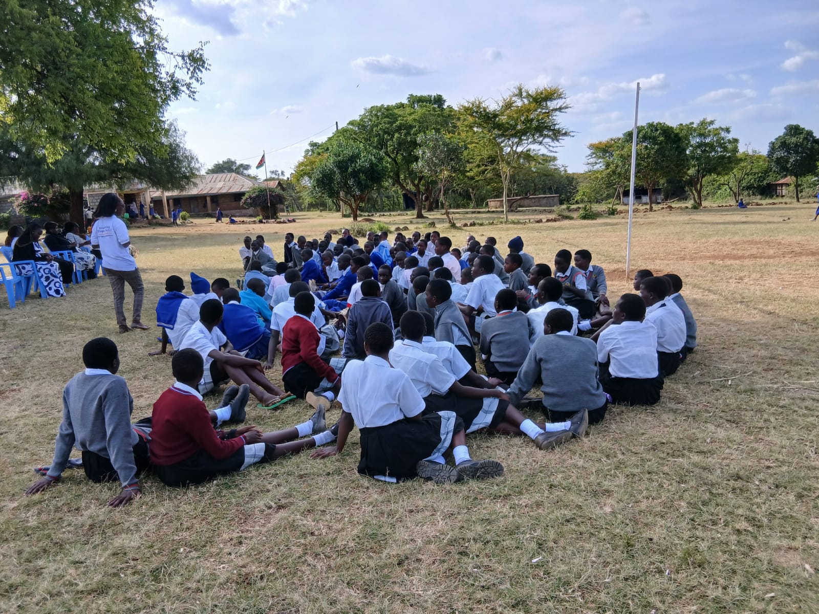 Community support at Kiptoim medical camp