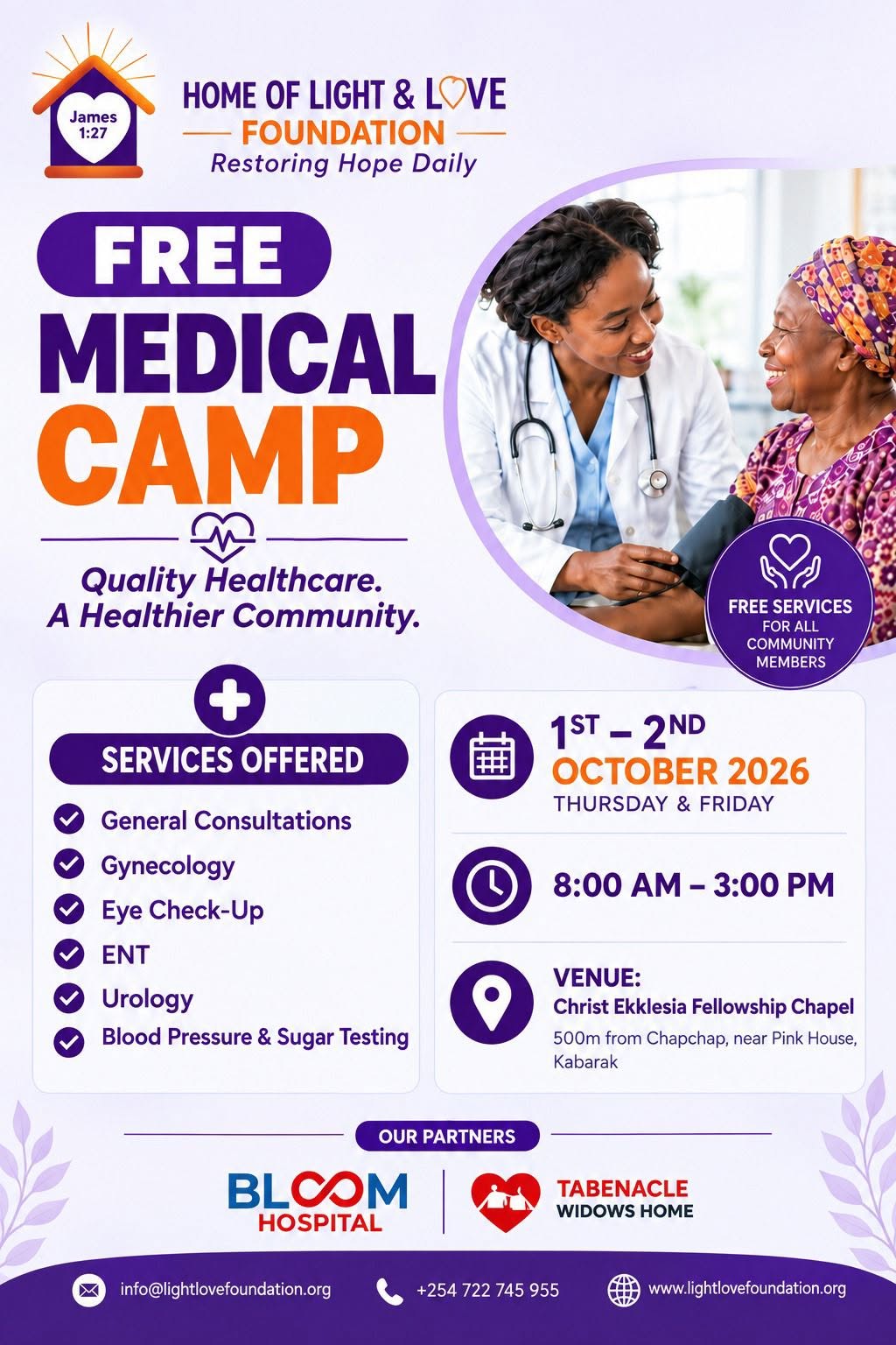 Christ Ekklesia Fellowship Chapel Free Medical Camp